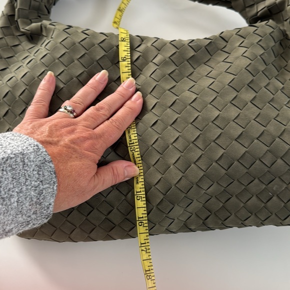 Urban Expressions Olive Green Woven Hobo Bag - Picture 4 of 7